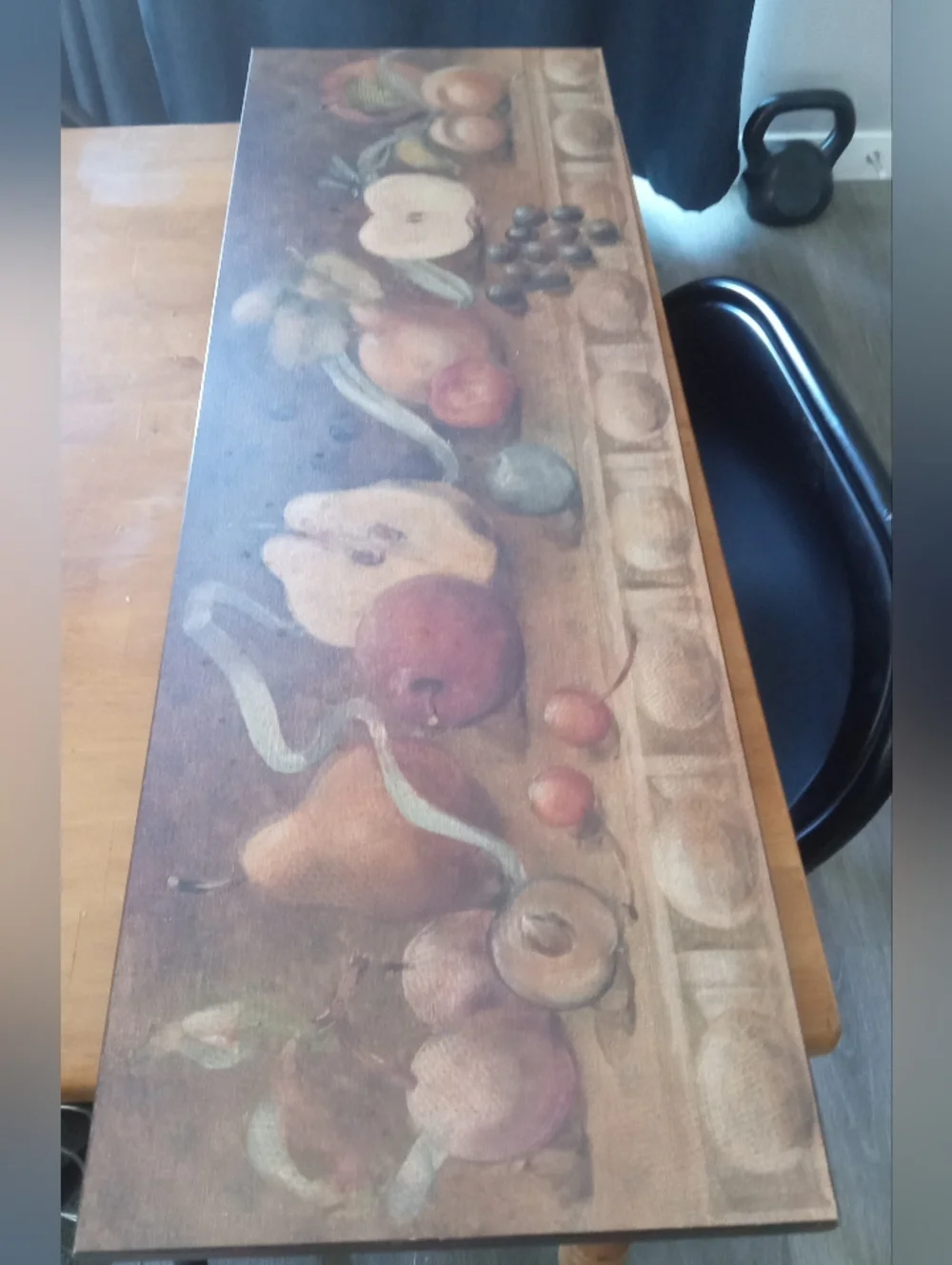 Impressions Fruit Still Life Wall Art in Brown, Cream, Red